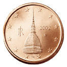 0,02 Euro-Münze Italien